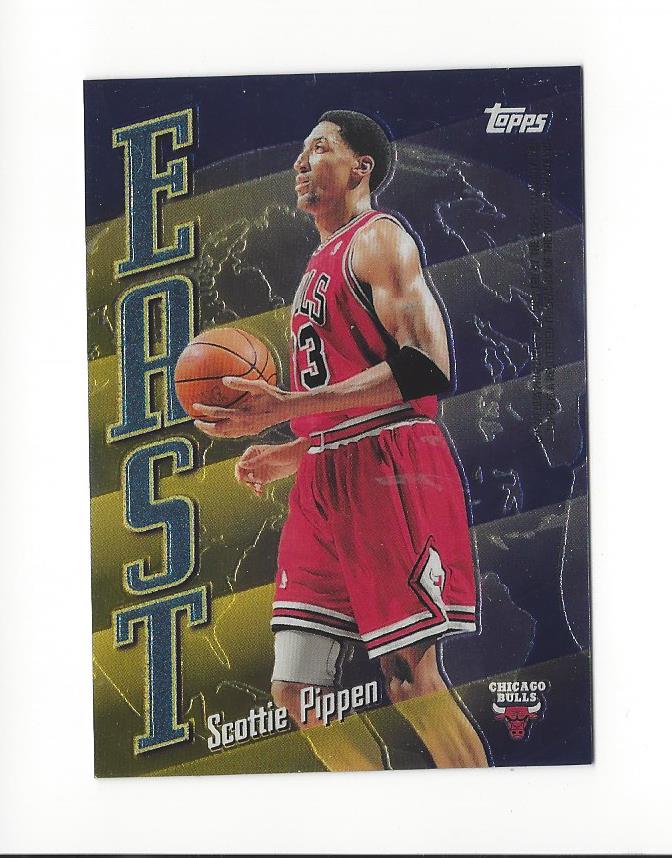 1998-99 Topps East/West #EW4 Scottie Pippen/Kevin Garnett