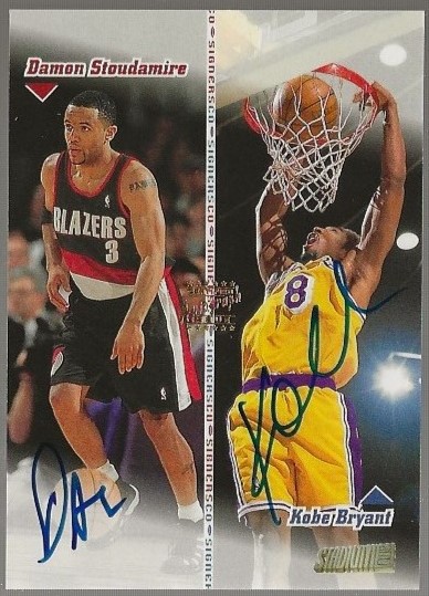 1998-99 Stadium Club Co-Signers #CO9 Damon Stoudamire/Kobe Bryant