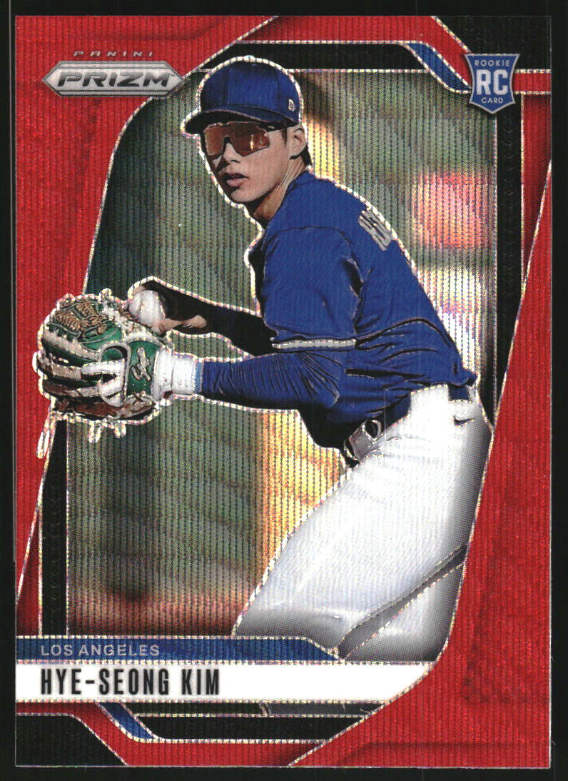 2025 Panini Prizm Prizms Ruby Wave #72 Hye-Seong Kim