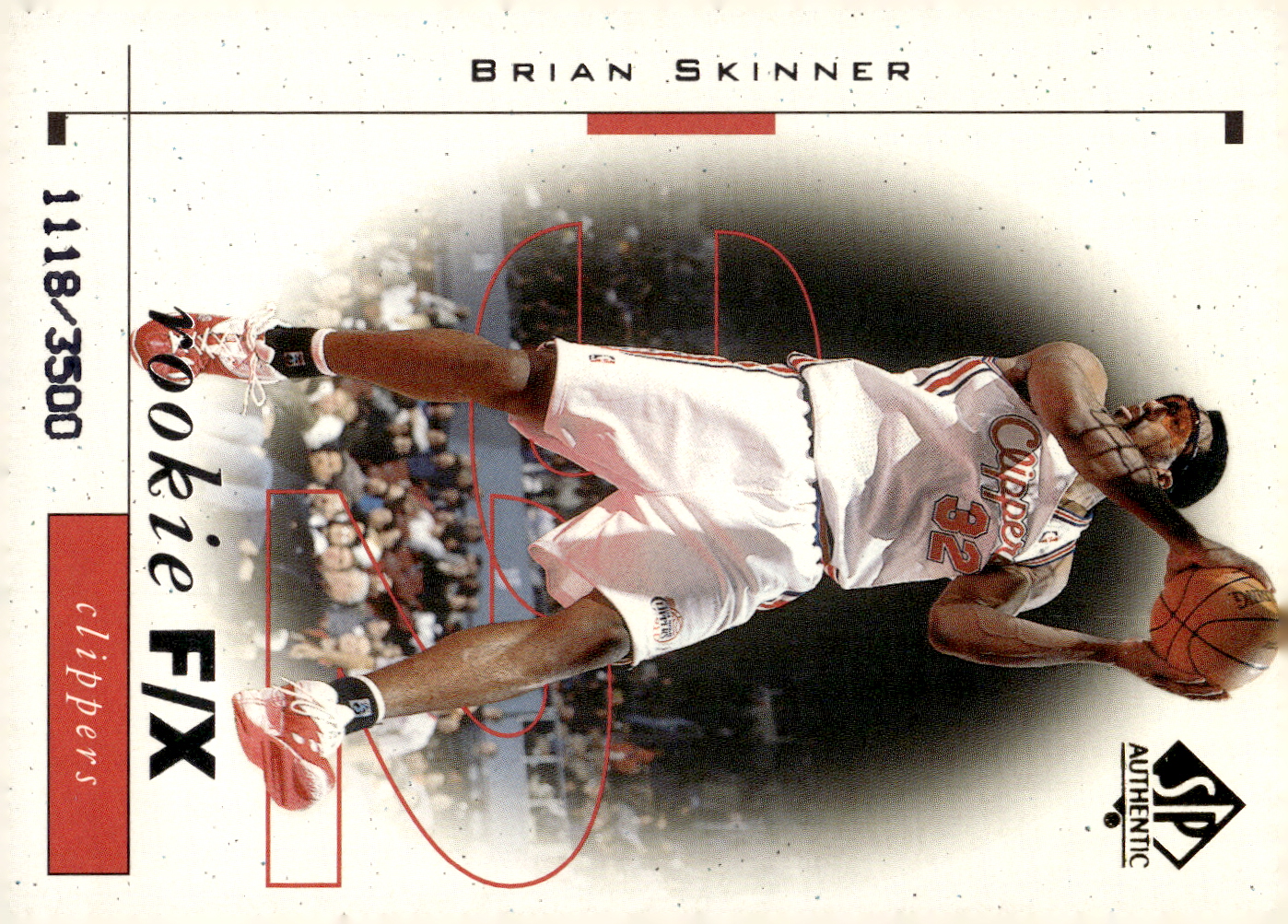 1998-99 SP Authentic #110 Brian Skinner RC