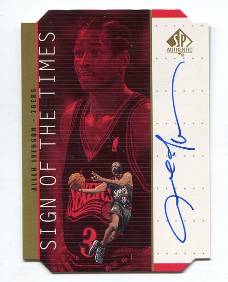 1998-99 SP Authentic Sign of the Times Gold #AI Allen