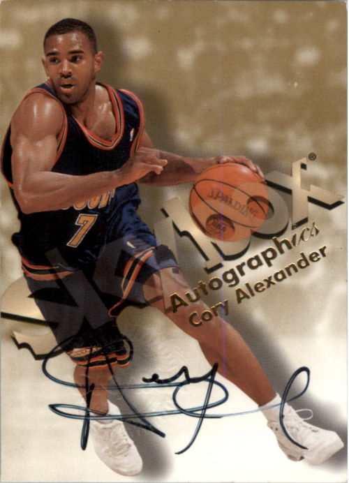 1998-99 SkyBox Premium Autographics #3 Cory Alexander