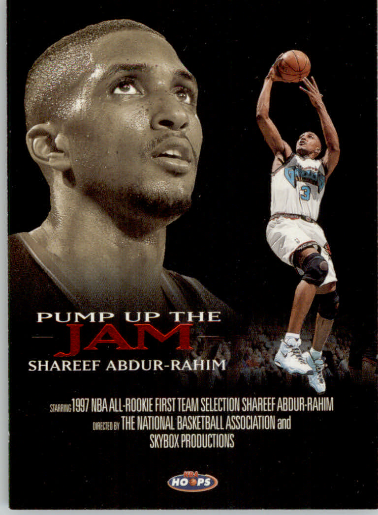 1998-99 Hoops Pump Up The Jam #7 Shareef Abdur-Rahim