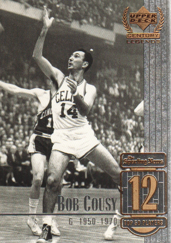 1999 Upper Deck Century Legends #12 Bob Cousy