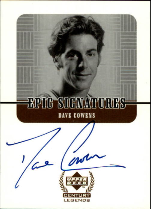 1999 Upper Deck Century Legends Epic Signatures #DC Dave Cowens