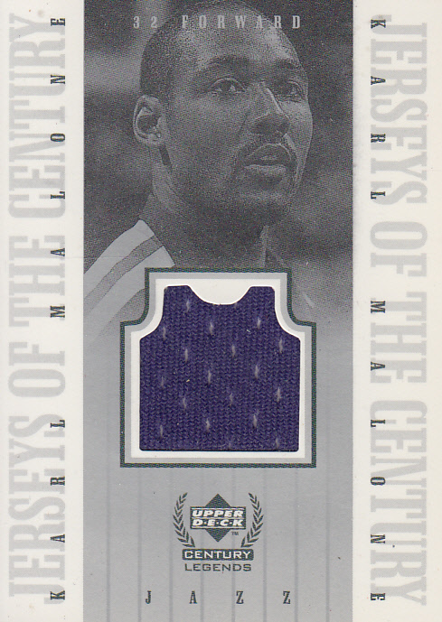 2003-04 Topps Pristine Factor Relics PF-KM Karl Malone Utah Jazz Basketball Card