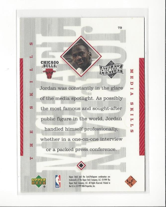 Michael Jordan Atleta del Siglo 1999 Upper Deck Singles - Tú eliges - Imagen 88 de 100