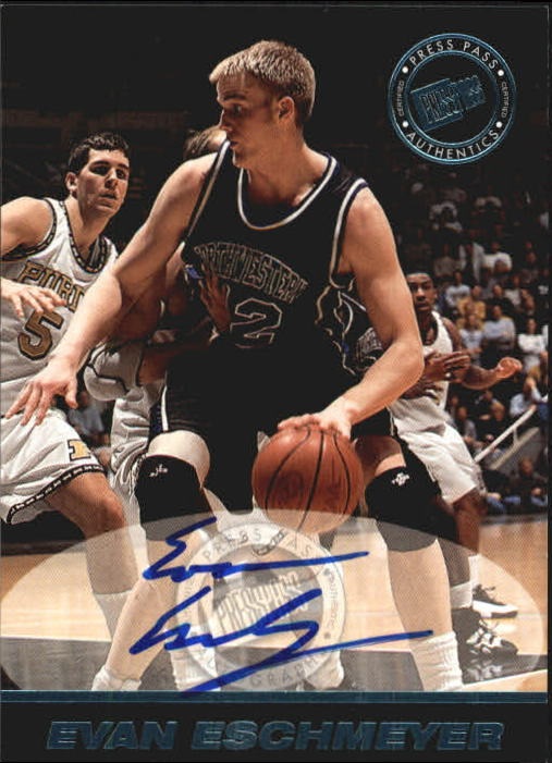 1999 Press Pass SE Autographs Blue #16 Evan Eschmeyer