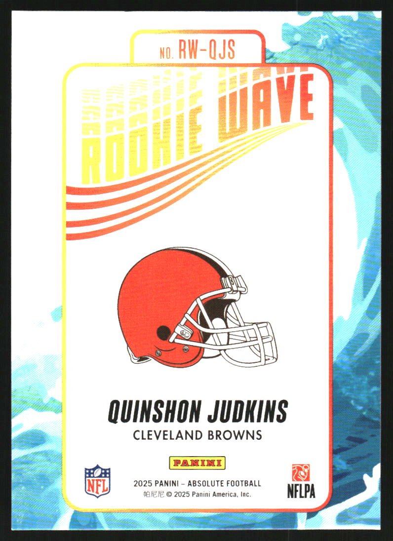 2025 Absolute Rookie Wave #15 Quinshon Judkins