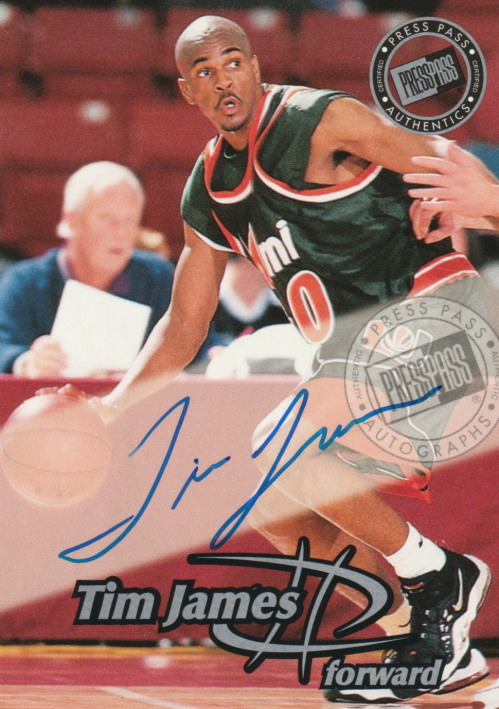 1999 Press Pass Authentics Autographs #16 Tim James
