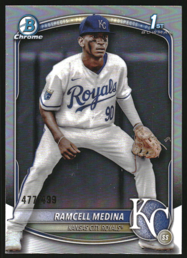 2025 Bowman Chrome Prospects Refractors #BCP187 Ramcell Medina /499
