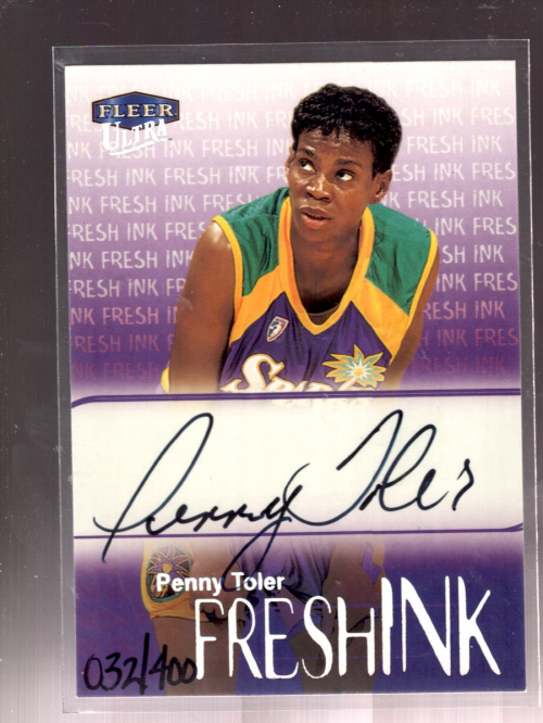 1999 Ultra WNBA Fresh Ink #12 Penny Toler