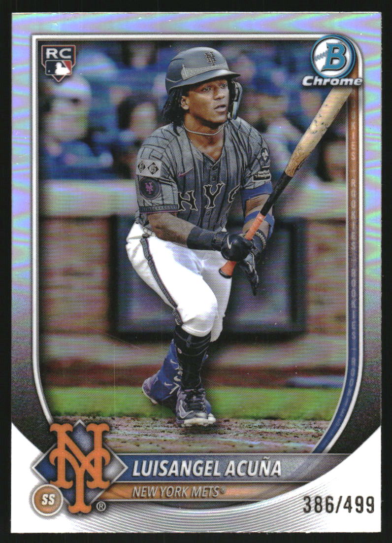 2025 Bowman Chrome Refractors #32 Luisangel Acuna /499