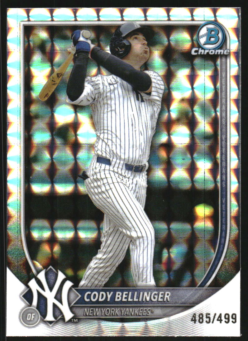 2025 Bowman Chrome Geometric Refractors #78 Cody Bellinger /499 on