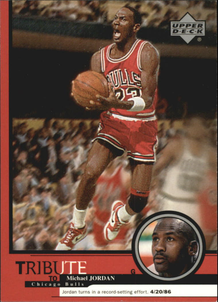 1999 Upper Deck Tribute to Jordan number 12 jersey card - Michael Jordan  Cards