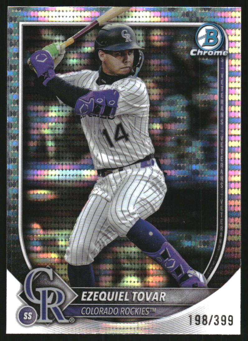 2025 Bowman Chrome Pulsar Refractors #87 Ezequiel Tovar /399