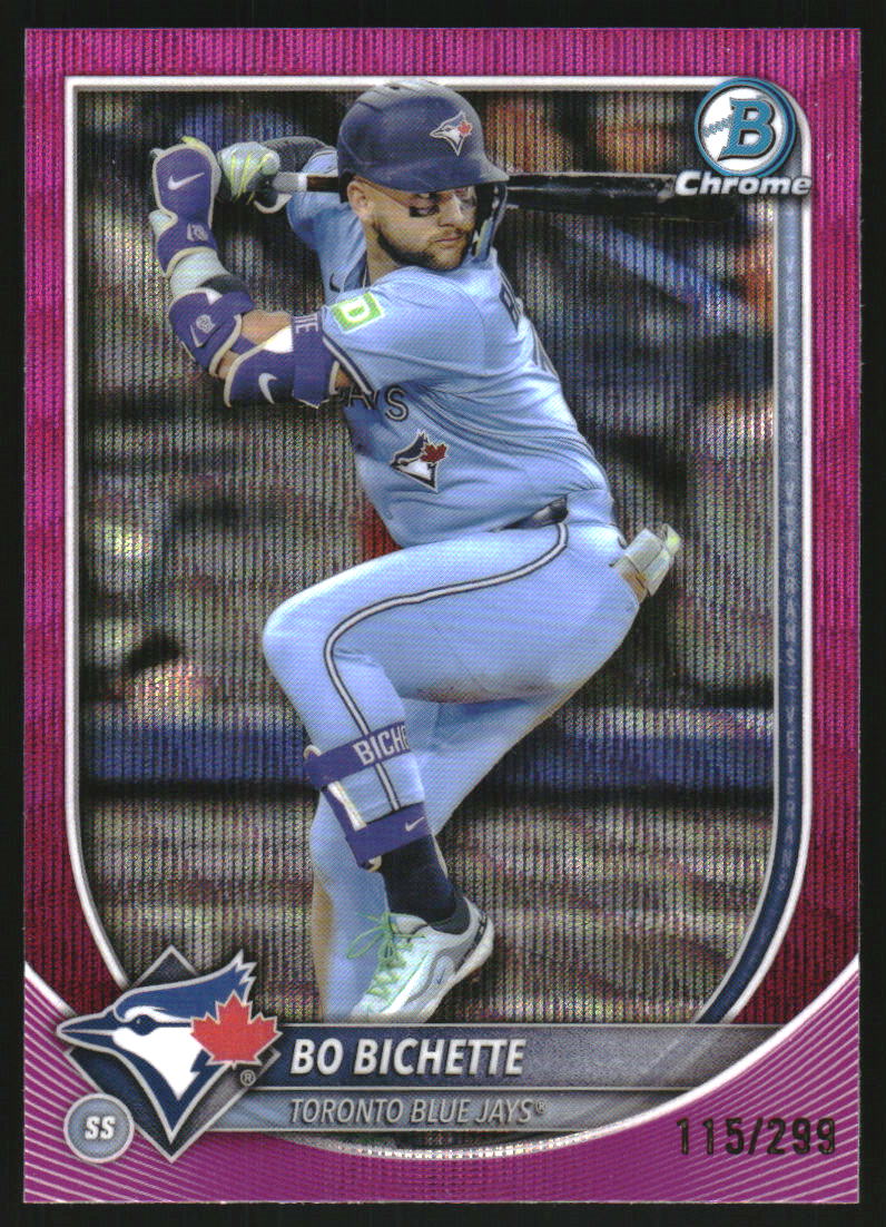 2025 Bowman Chrome Fuchsia Wave Refractors #56 Bo Bichette /299