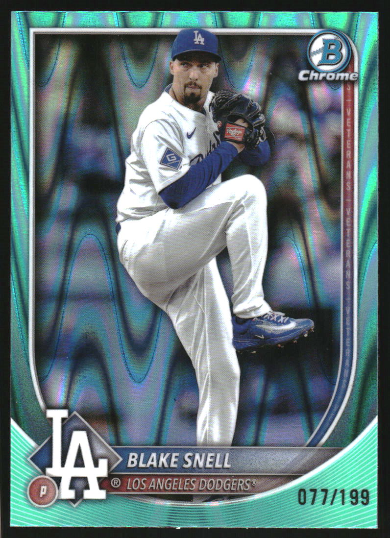 2025 Bowman Chrome Aqua Raywave Refractors #31 Blake Snell /199
