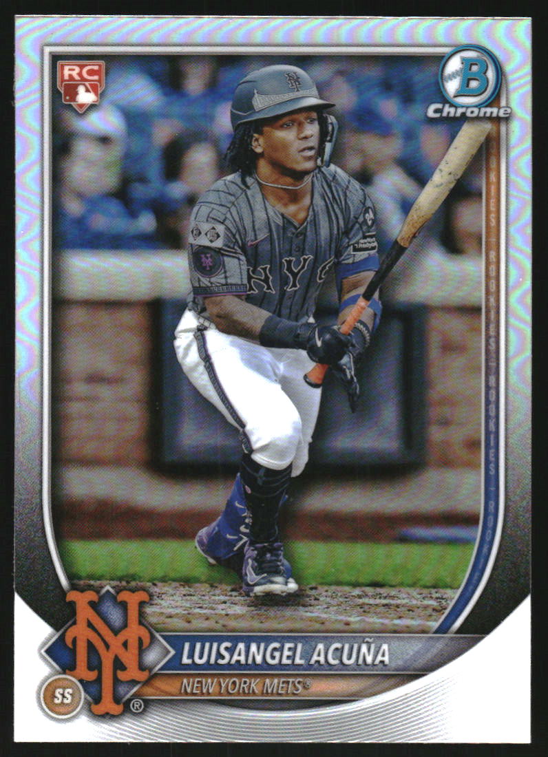 2025 Bowman Chrome Red Rookie Logo #32 Luisangel Acuna