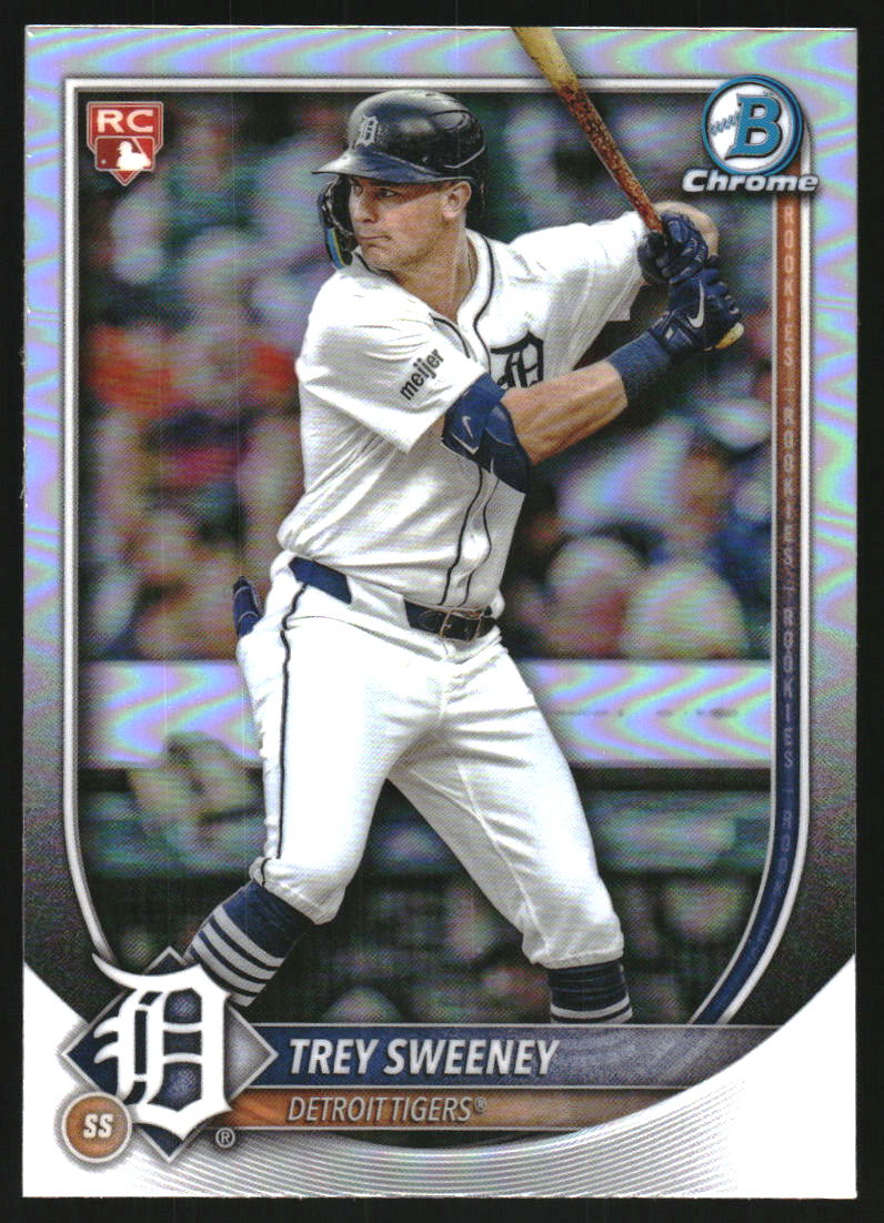 2025 Bowman Chrome Red Rookie Logo #25 Trey Sweeney