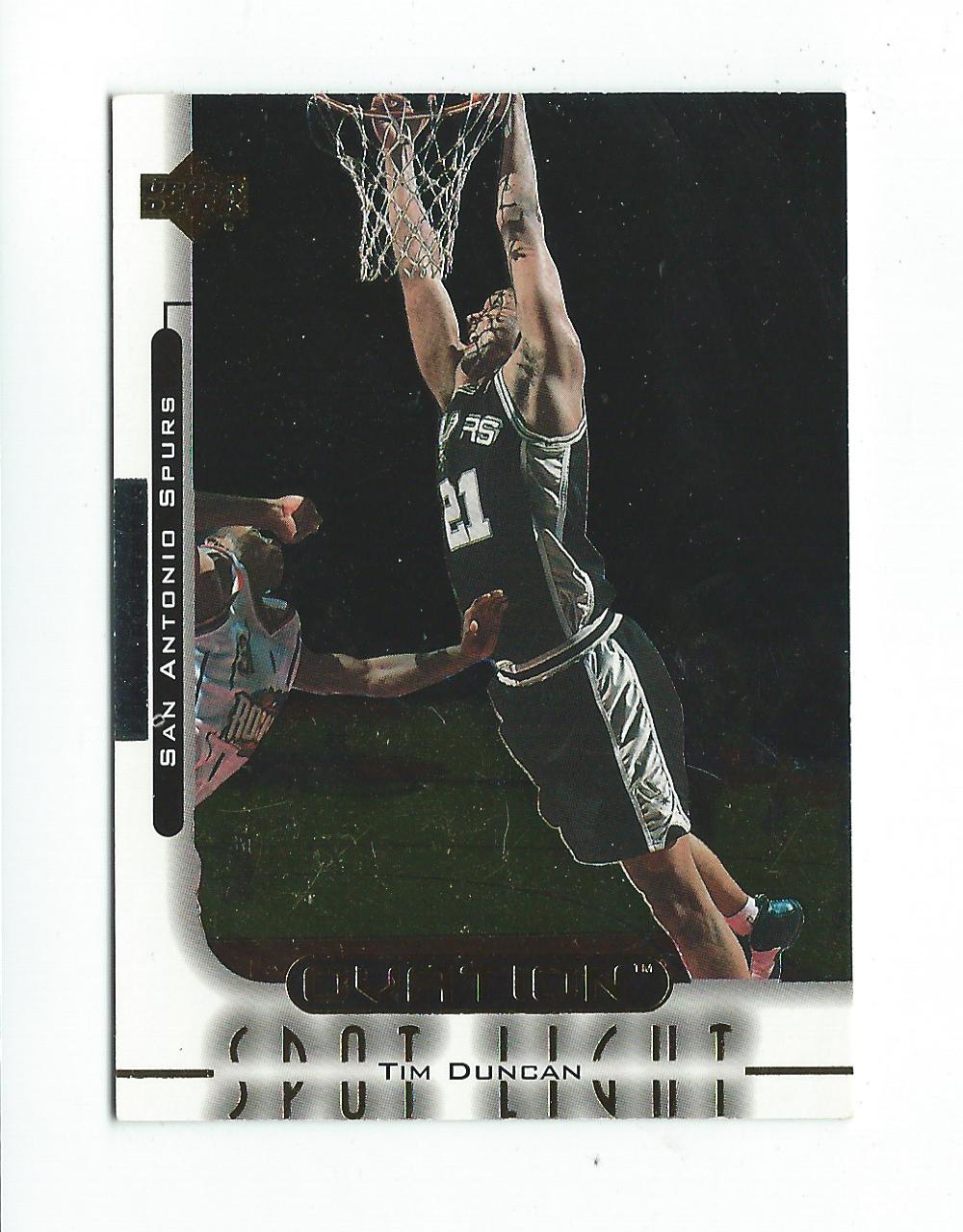 1999-00 Upper Deck Ovation Spotlight #OS9 Tim Duncan