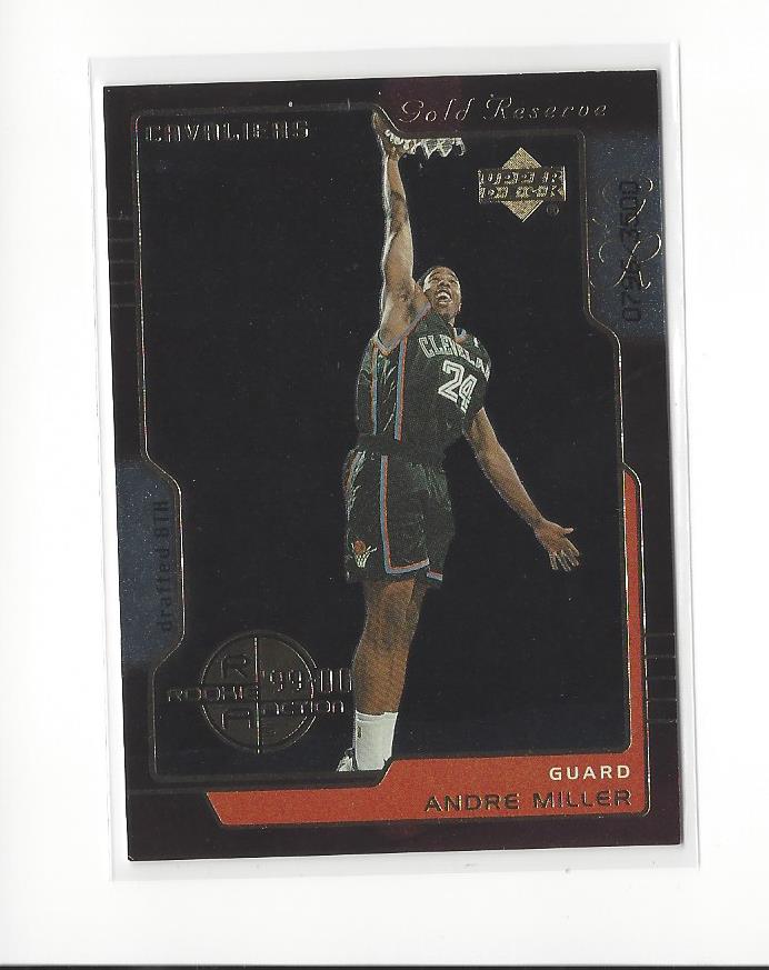 1999-00 Upper Deck Gold Reserve #248 Andre Miller RC