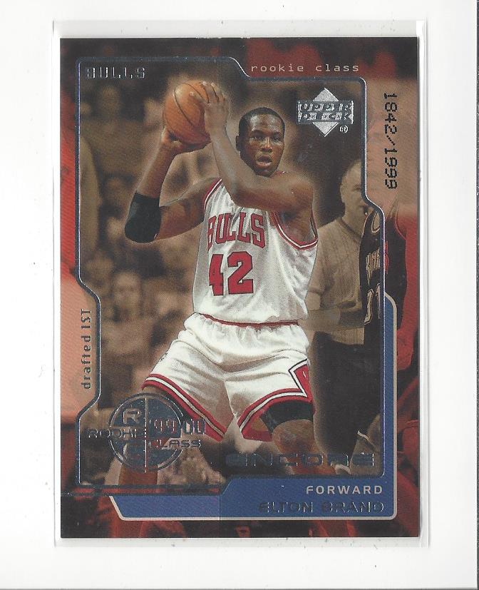 1999-00 Upper Deck Encore #91 Elton Brand RC