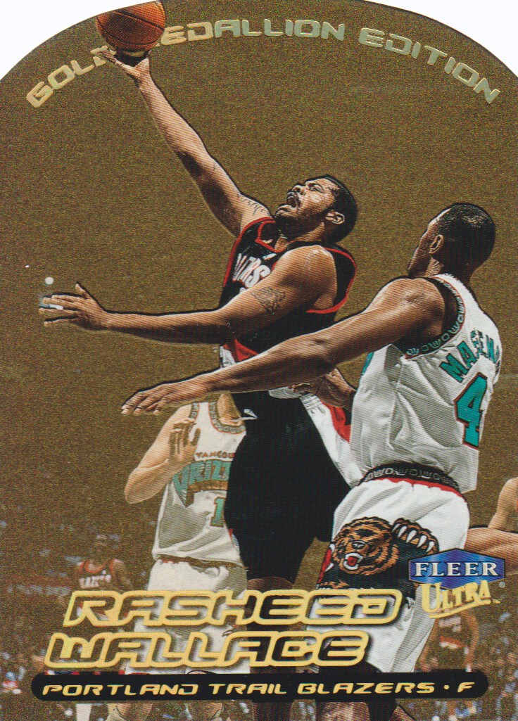 1999-00 Ultra Gold Medallion #118 Rasheed Wallace