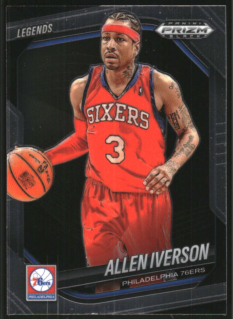 2024-25 Panini Prizm Black #262 Allen Iverson LGD on Fanatics Collect
