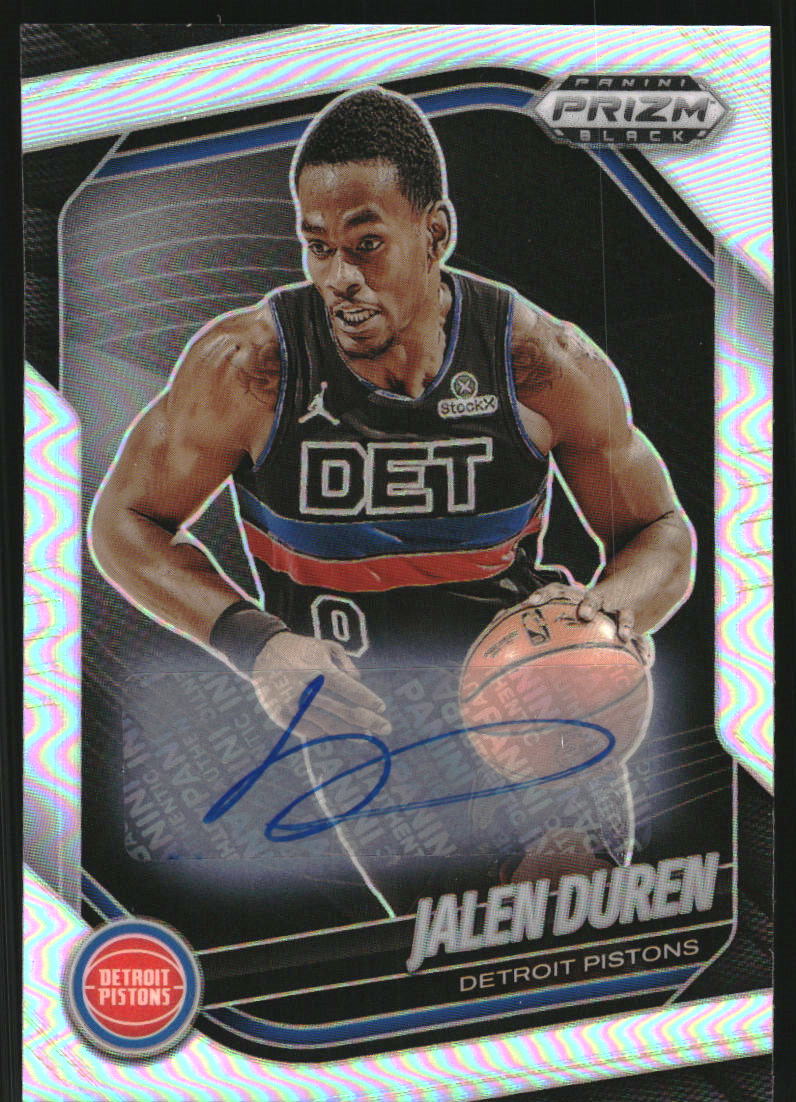 2024-25 Panini Prizm Black Autographs Prizms Silver #190 Jalen 
