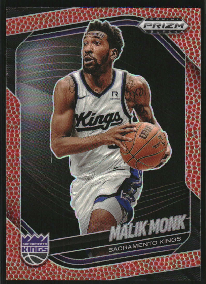 2024-25 Panini Prizm Black Prizms Basketball #97 Malik Monk /225