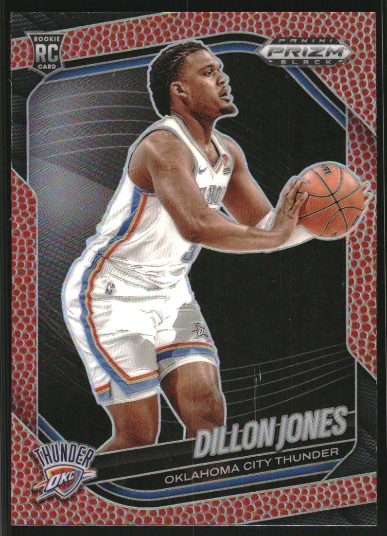 2024-25 Panini Prizm Black Prizms Basketball #204 Dillon Jones /225