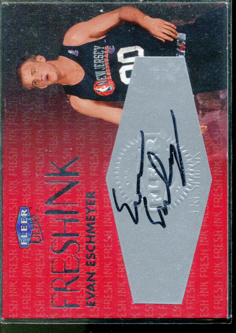 1999-00 Ultra Fresh Ink #15 Evan Eschmeyer/1000
