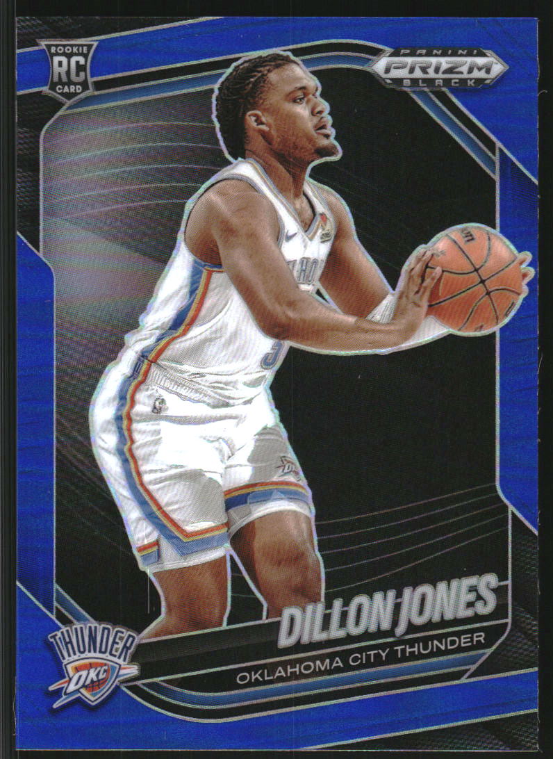 2024-25 Panini Prizm Black Prizms Blue #204 Dillon Jones /199