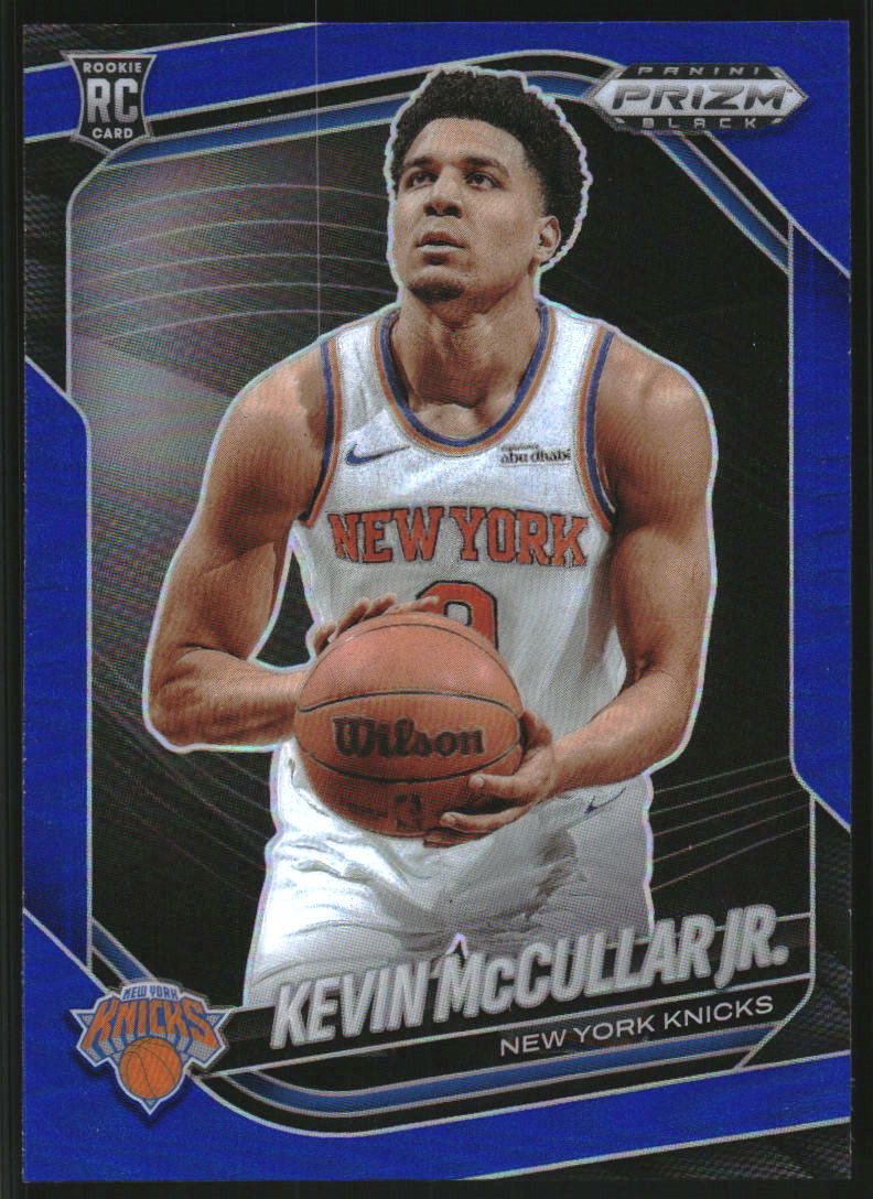 2024-25 Panini Prizm Black Prizms Blue #246 Kevin McCullar Jr. /199