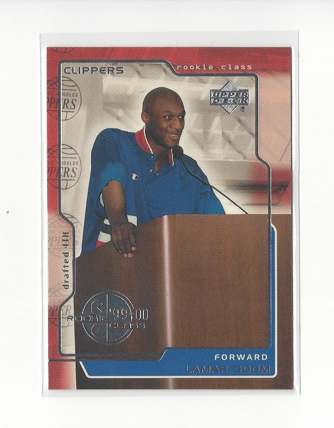 1999-00 Upper Deck #159 Lamar Odom RC