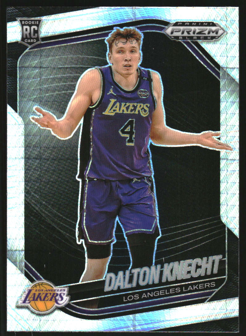 2024-25 Panini Prizm Black Prizms Hyper #33 Dalton Knecht