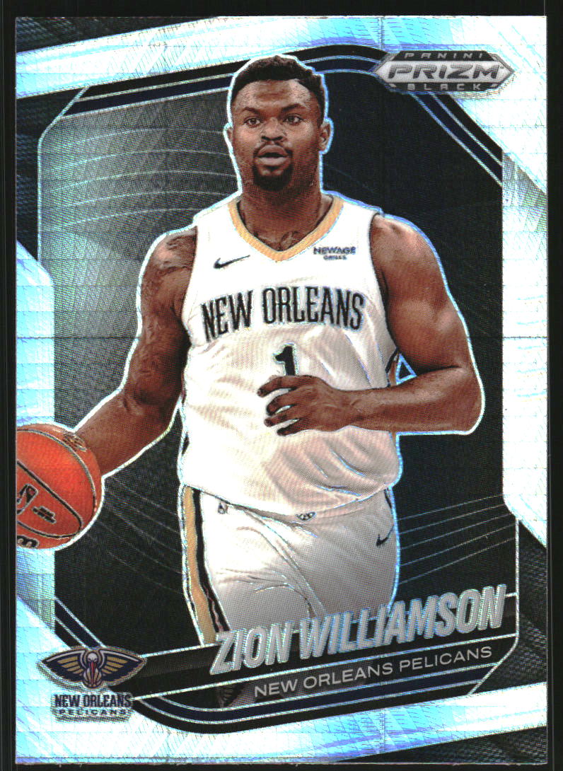 2024-25 Panini Prizm Black Prizms Hyper #136 Zion Williamson