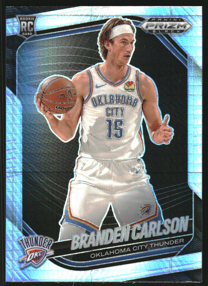 2024-25 Panini Prizm Black Prizms Hyper #249 Branden Carlson