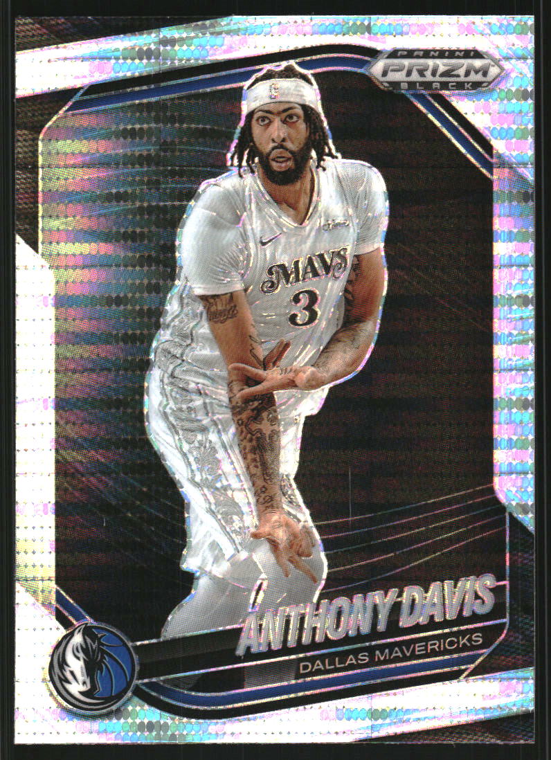 2024-25 Panini Prizm Black Prizms Pulsar #177 Anthony Davis