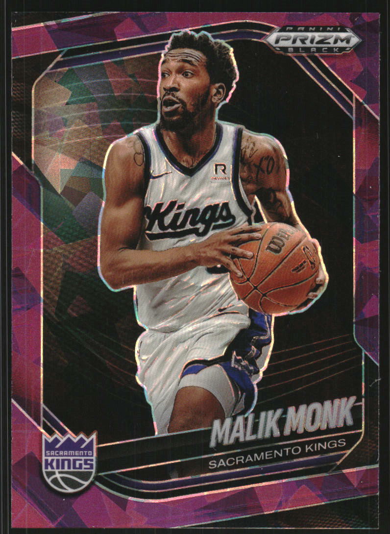 2024-25 Panini Prizm Black Prizms Purple Ice #97 Malik Monk /149