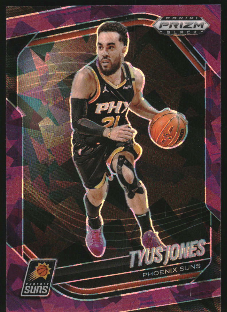 2024-25 Panini Prizm Black Prizms Purple Ice #150 Tyus Jones /149