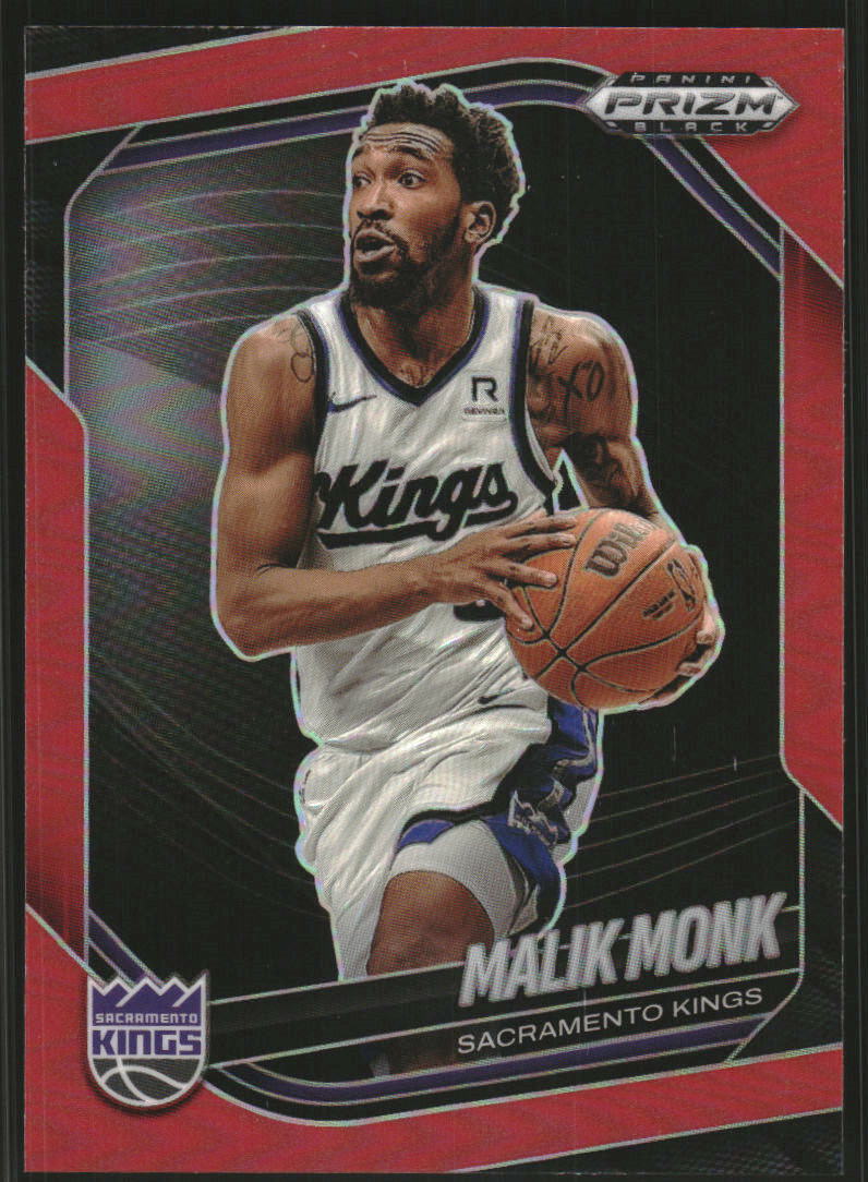 2024-25 Panini Prizm Black Prizms Red #97 Malik Monk /299