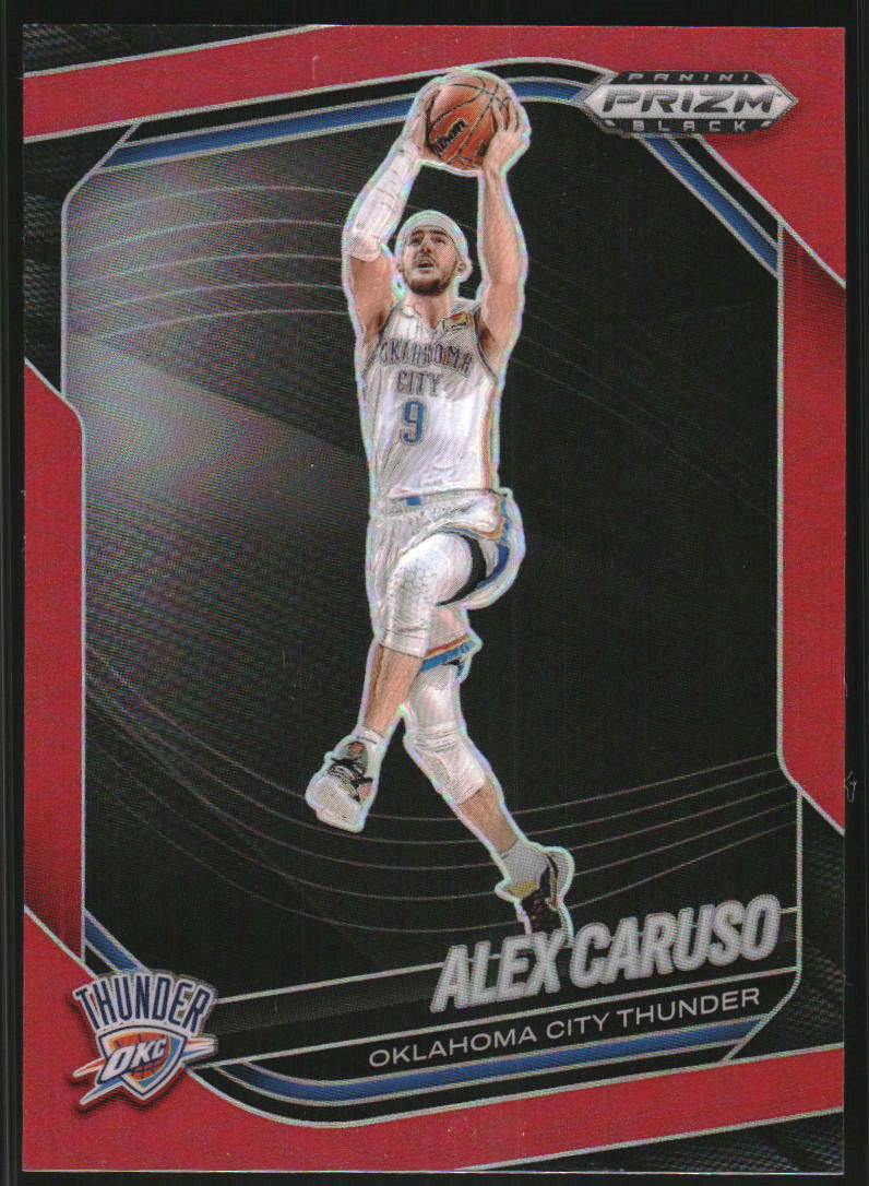 2024-25 Panini Prizm Black Prizms Red #179 Alex Caruso /299