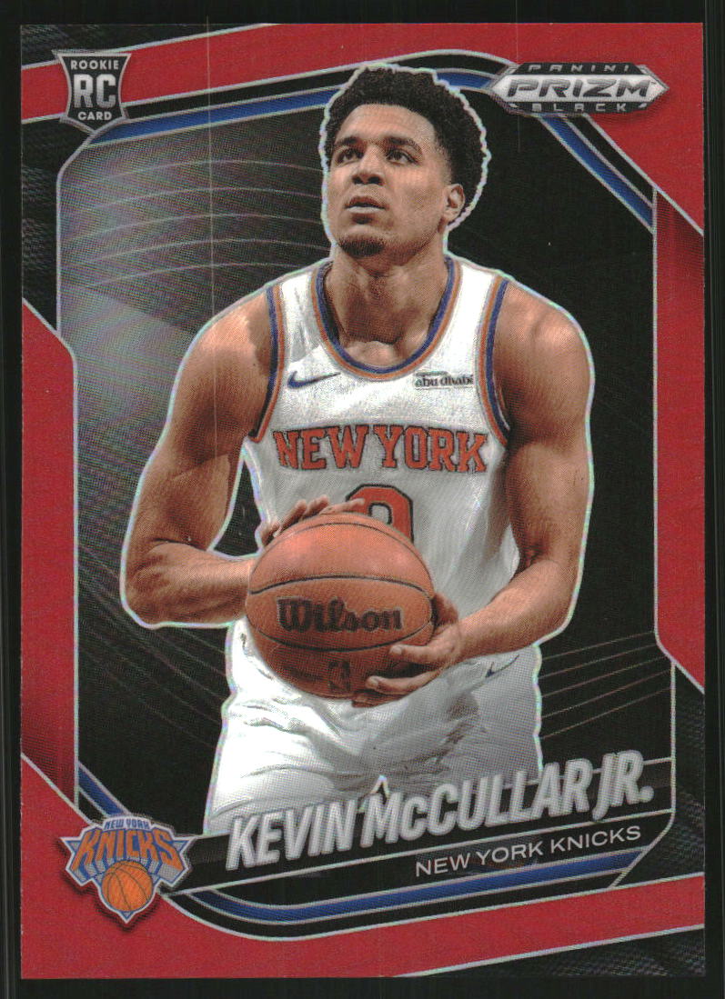 2024-25 Panini Prizm Black Prizms Red #246 Kevin McCullar Jr. /299