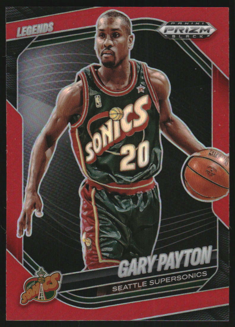 2024-25 Panini Prizm Black Prizms Red #280 Gary Payton LGD /299