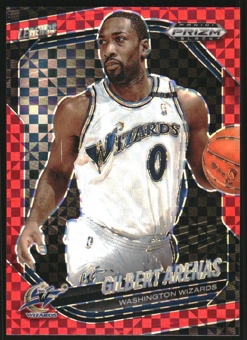 2024-25 Panini Prizm Black Prizms Red Power #266 Gilbert Arenas LGD /75