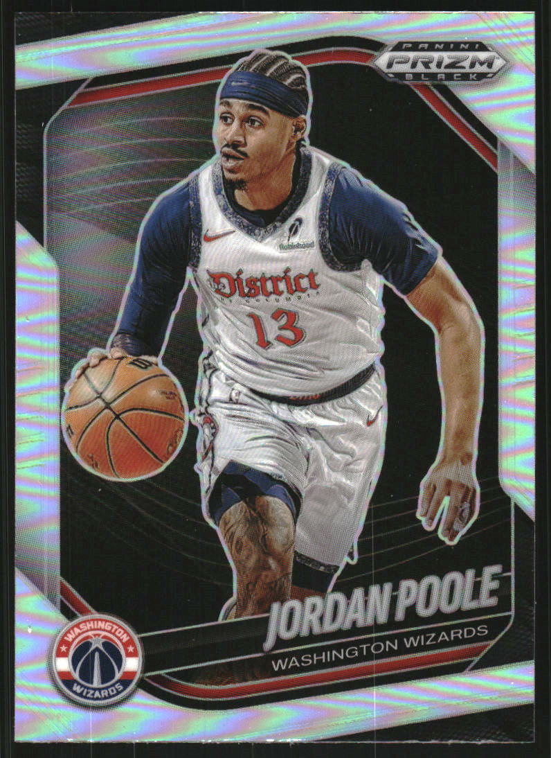 2024-25 Panini Prizm Black Prizms Silver #67 Jordan Poole