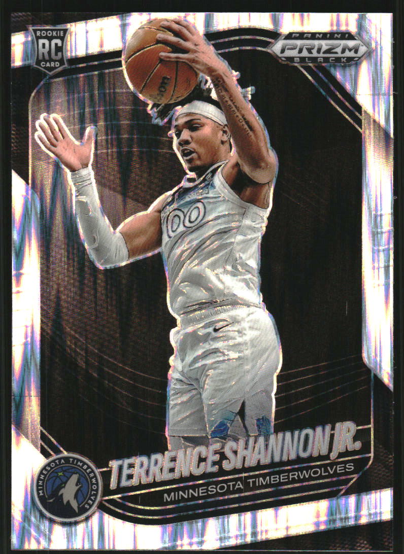 2024-25 Panini Prizm Black Prizms Skewed #37 Terrence Shannon Jr. /249