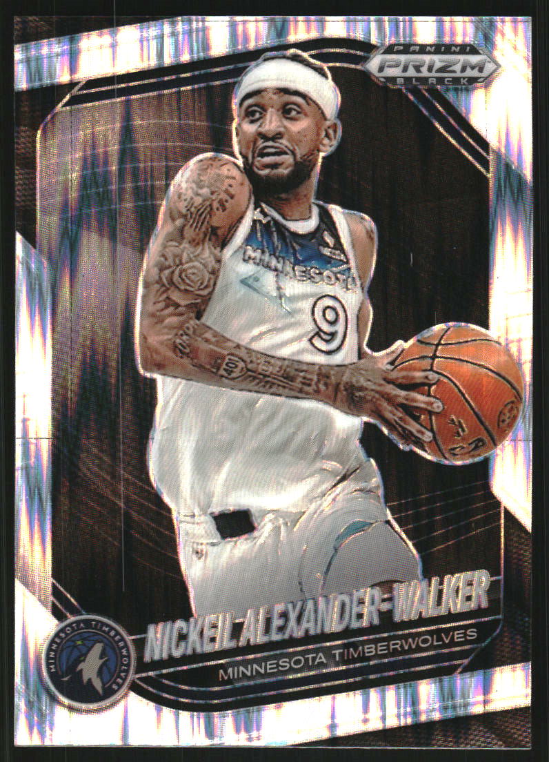 2024-25 Panini Prizm Black Prizms Skewed #193 Nickeil Alexander-Walker /249